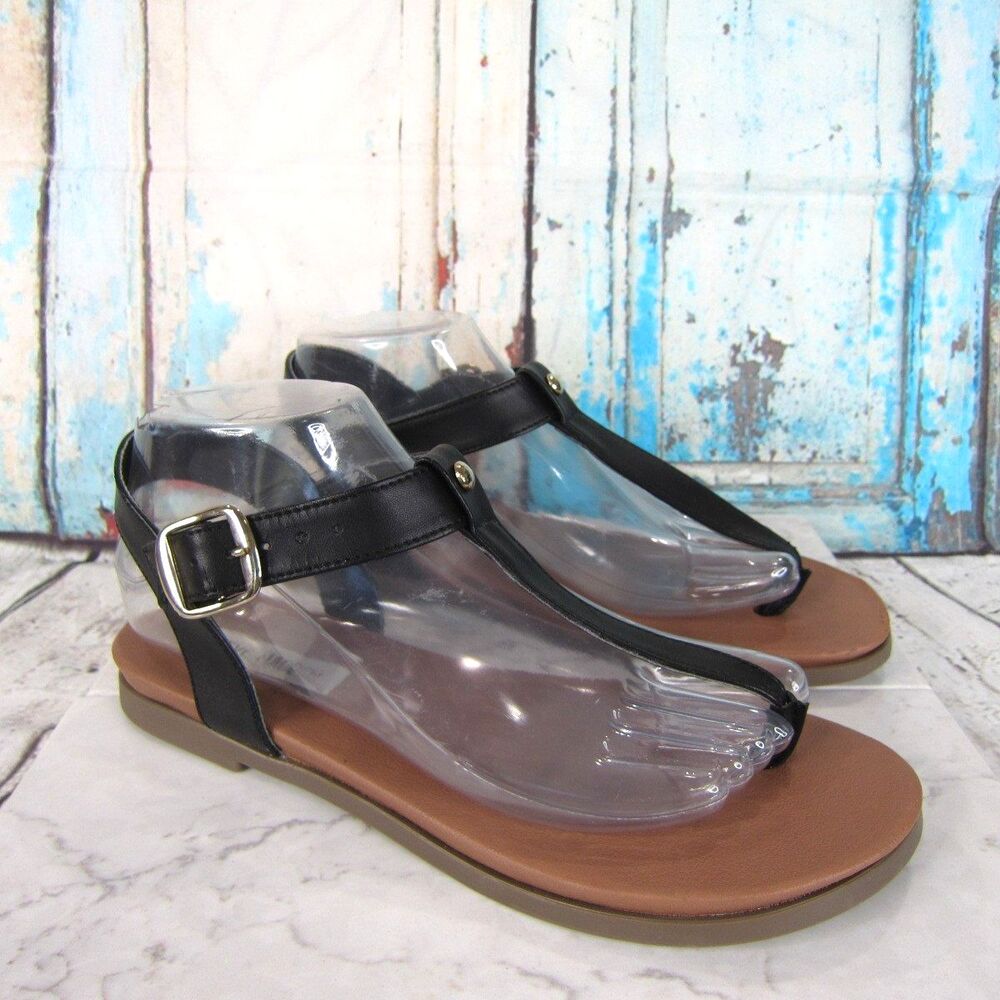 Steve Madden Women's Size 8 M Black Chaya Thong Sandals